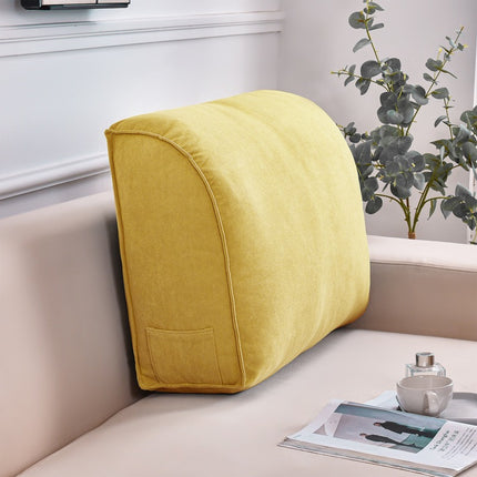 Supportive Backrest Pillow – Elegant Comfort in Smokey Grey, Luxury Blue and Pink