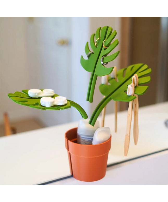Simulation Plant Bathroom Storage Box | Toothbrush Holder – Ikeame