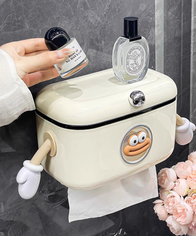Tissue Box Home Bathroom Wall-mounted Punch-free