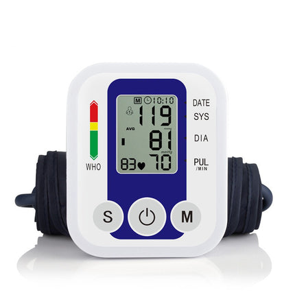 Household Upper Arm Blood Pressure Monitor – Precise Measurement with Multi-Voice Function