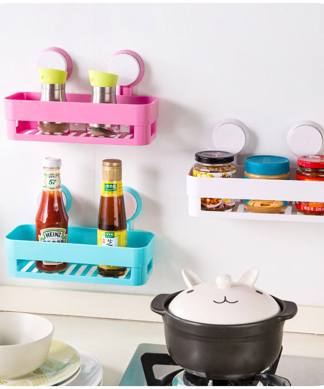 Bathroom Kitchen Storage Rack Punch-free Wall-mounted Storage Rack