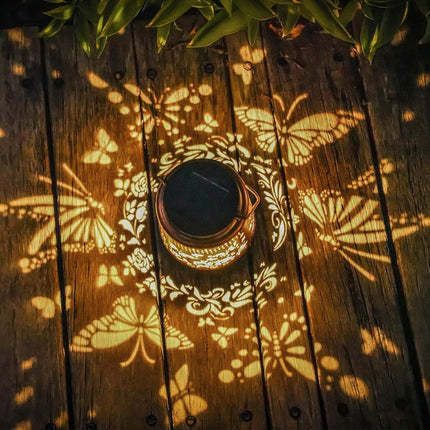Solar Butterfly Garden Lamp – Waterproof Hanging Decorative Light | Ikeame