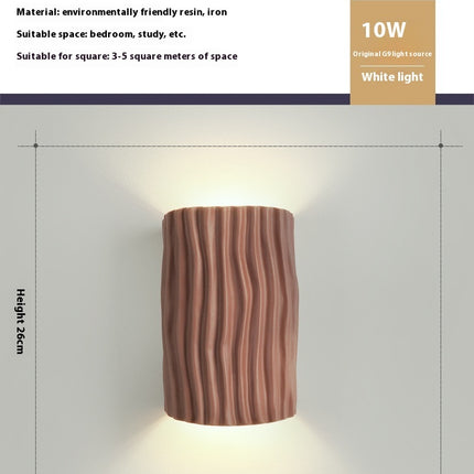 Bedroom Bedside Resin Wall Lamp Ambience Light