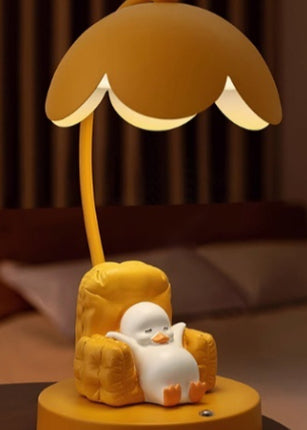 Cute Yellow Duck Plastic Night Light