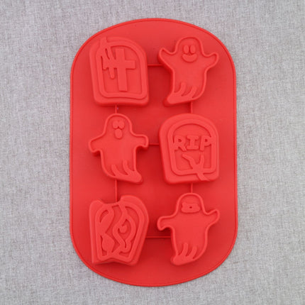Halloween Silicone Mold – Ghosts, Ghouls & Gravestones | Ikeame