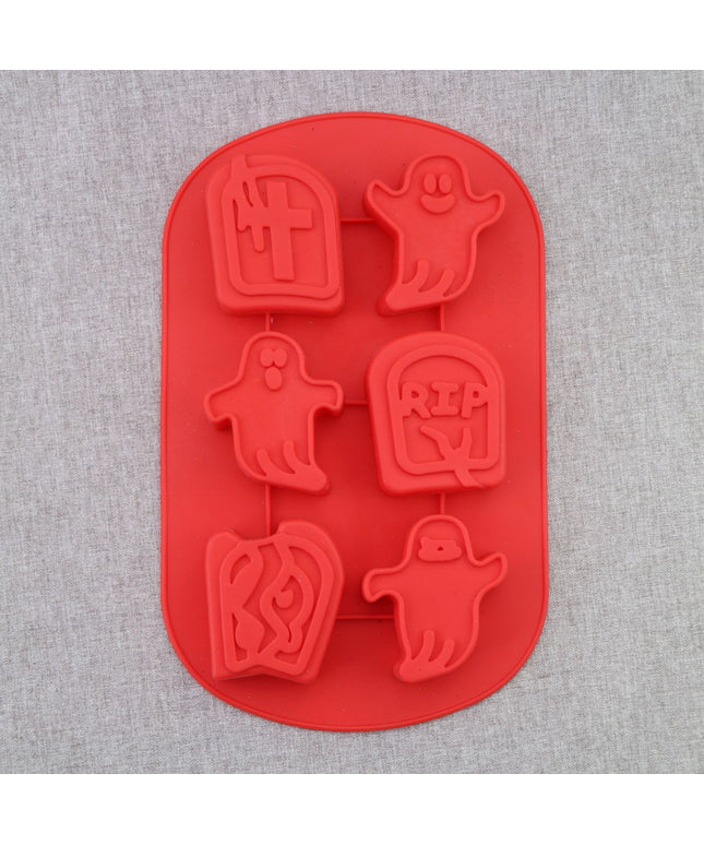 Halloween Silicone Mold – Ghosts, Ghouls & Gravestones | Ikeame