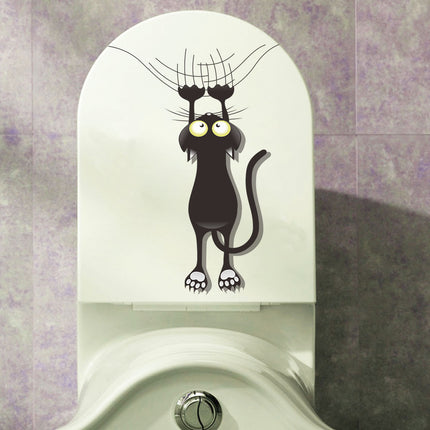 Cat Creative Window, Mirror & Bathroom Sticker