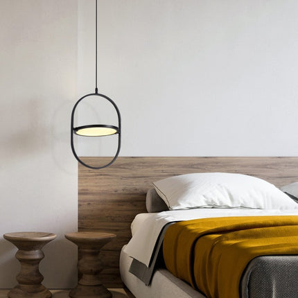 Nordic Interlocking Loops Magic Eye Pendant Light – Small & Large | Black