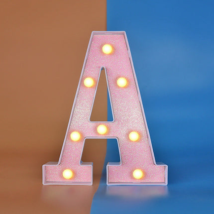 Night Light English Letter Lamp Birthday Party