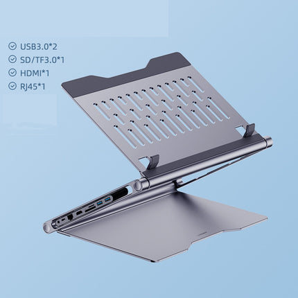 💻 Laptop Stand with 8-in-1 Docking Station – Elevate Your Workspace