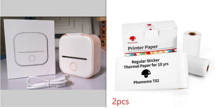 Portable Mini Thermal Label Printer Bluetooth Inkless Pocket Printer