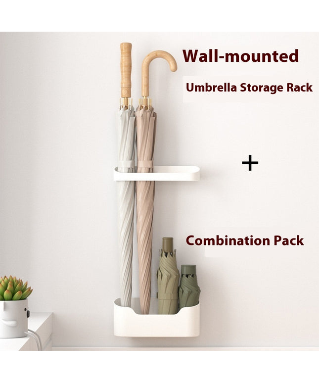 Light Luxury Bathroom Wall-mounted Slippers Storage Rack