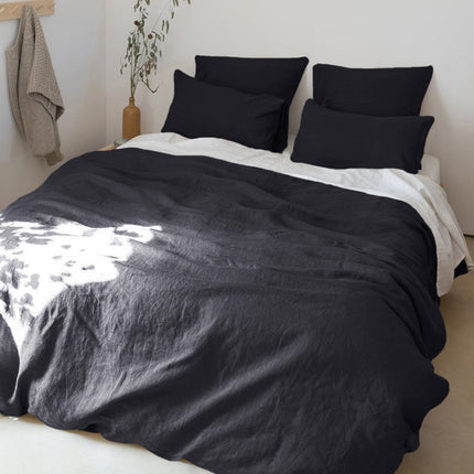 Japanese Linen Bedding Set | Minimalist Washed Duvet Cover