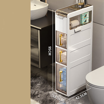 Light Luxury Bathroom Cabinet Storage Rack