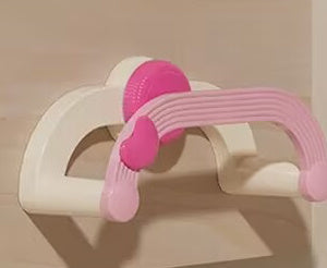 Cream Retractable Household Bathroom Punch-free Storage Rack