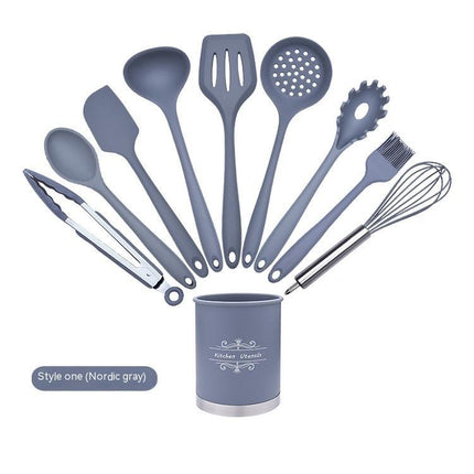 11 Piece Silicone Kitchen Utensil Set | Non Stick Cooking Tools