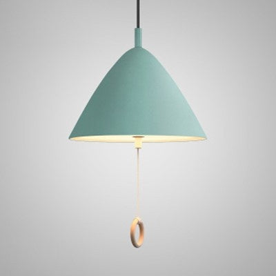 Nordic Triangular Pendant Light – Colourful Modern Droplight (27/33/40cm)