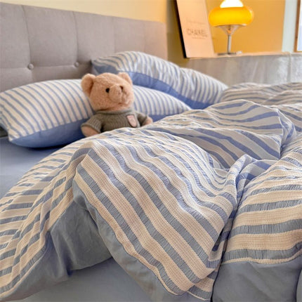 Striped Bedding Set | Soft Tencel Duvet Cover