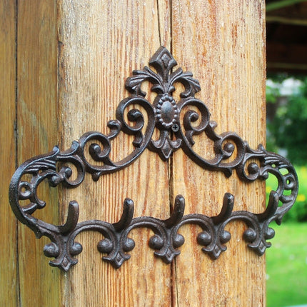 European Retro Nostalgic Wrought Iron Garden Hook