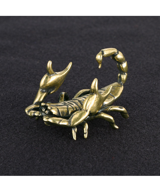 Brass Scorpion Pen Holder – Vintage Decorative Desk Organiser