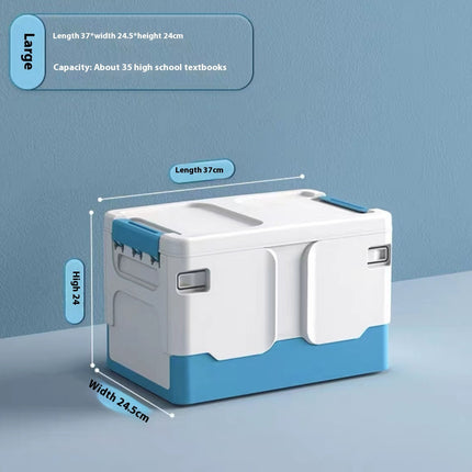Foldable Storage Box 42L Stackable Plastic Organiser