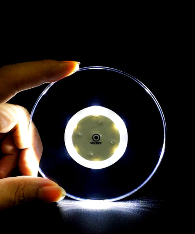 LED Glow Coaster | Light Up Drink & Bottle Base