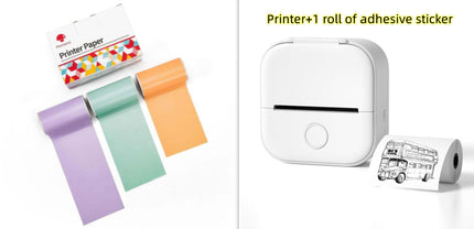 Portable Mini Thermal Label Printer Bluetooth Inkless Pocket Printer