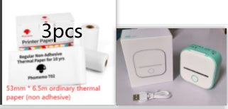 Portable Mini Thermal Label Printer Bluetooth Inkless Pocket Printer