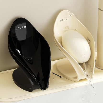 Multi-Functional Countertop Soap Holder — Cream White or Black