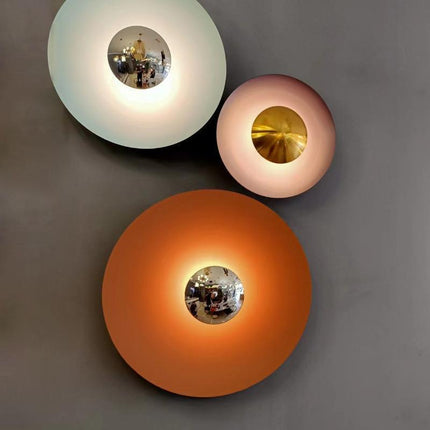 Double Disc Designer Wall Light – Sculptural Luxury LED | 30–50cm