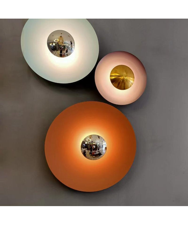 Double Disc Designer Wall Light – Sculptural Luxury LED | 30–50cm