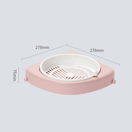 Perforation-Free Rotating Bathroom Shelf