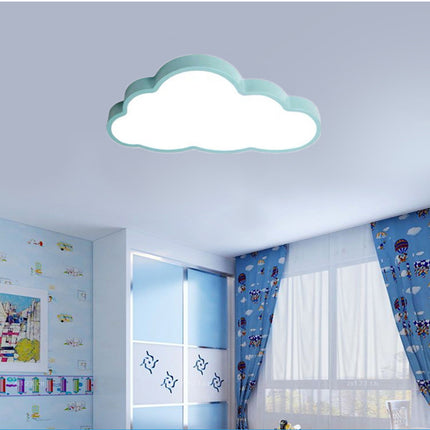 Cloud Shaped LED Ceiling Lamp – Blue, White, or Pink | Dimmable Options