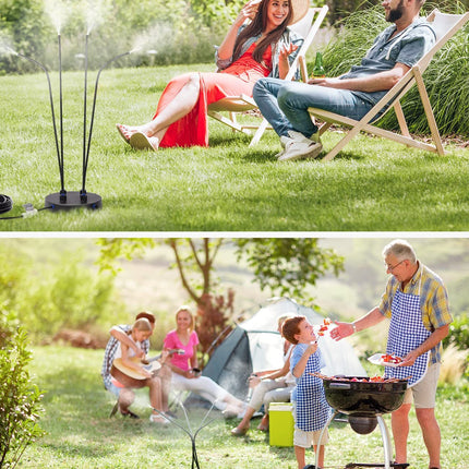 New Outdoor Beach Garden Stand Misting Cooling System