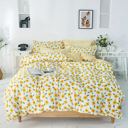 Floral or Check Bedding Set UK | Modern Duvet Cover Set