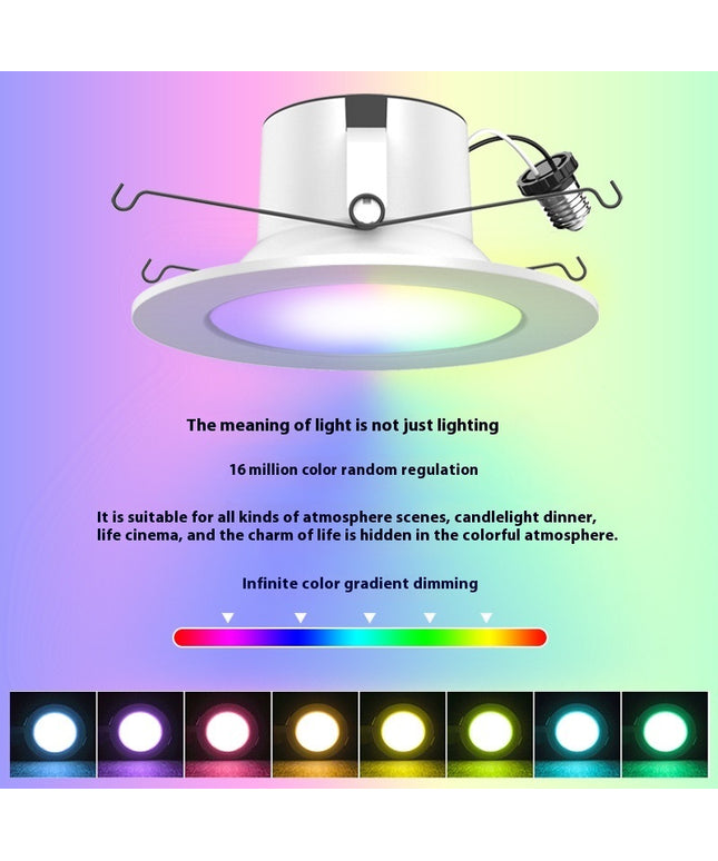 Smart Wifi Bluetooth Rgbw Remote Control Color Changing Ceiling Lamp