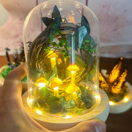DIY Mushroom Lamp Kit | Cottagecore Mood Light Craft Set