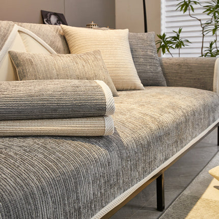 Chenille Sofa Slip Cover | Soft Modern Sofa Protector