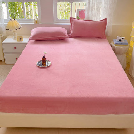 Milk Fibre Fitted Sheet | Soft Cooling Bed Sheet