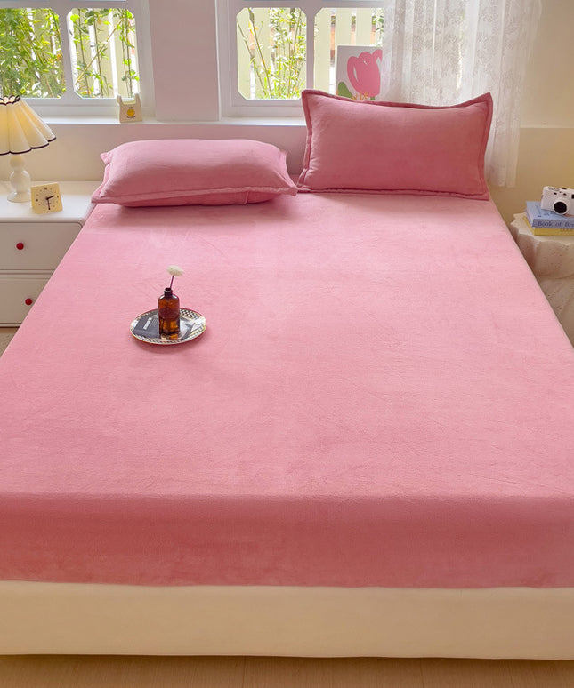 Milk Fibre Fitted Sheet | Soft Cooling Bed Sheet
