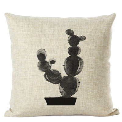 Cactus Cushion Cover | Cute Succulent Pillow 45x45