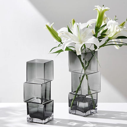 Handmade Irregular Glass Vase | Modern Luxury Decorative Vase