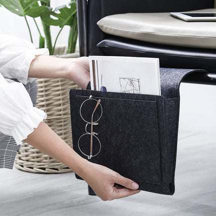 Bedside Hanging Storage Pocket Nordic Fabric Organiser