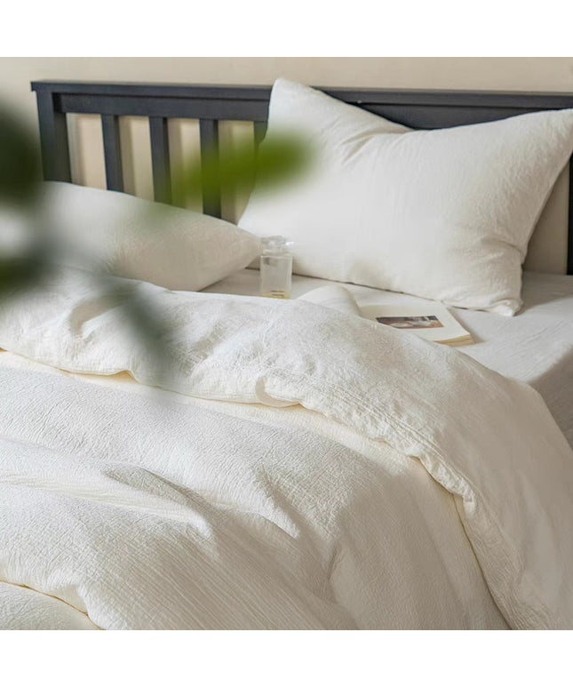 Cotton Bedding Set | Double Layer Soft Minimalist Duvet Cover