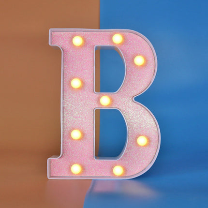 Night Light English Letter Lamp Birthday Party