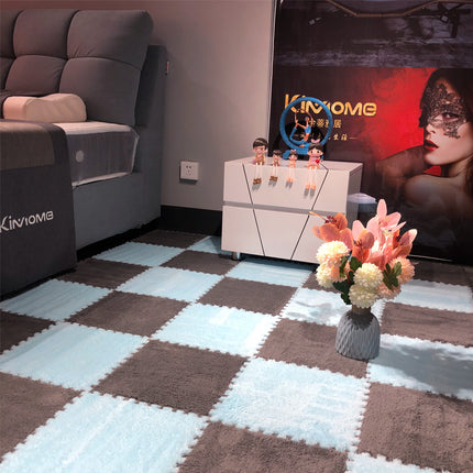 Interlocking Plush Floor Mats | Soft Foam Tiles for Home