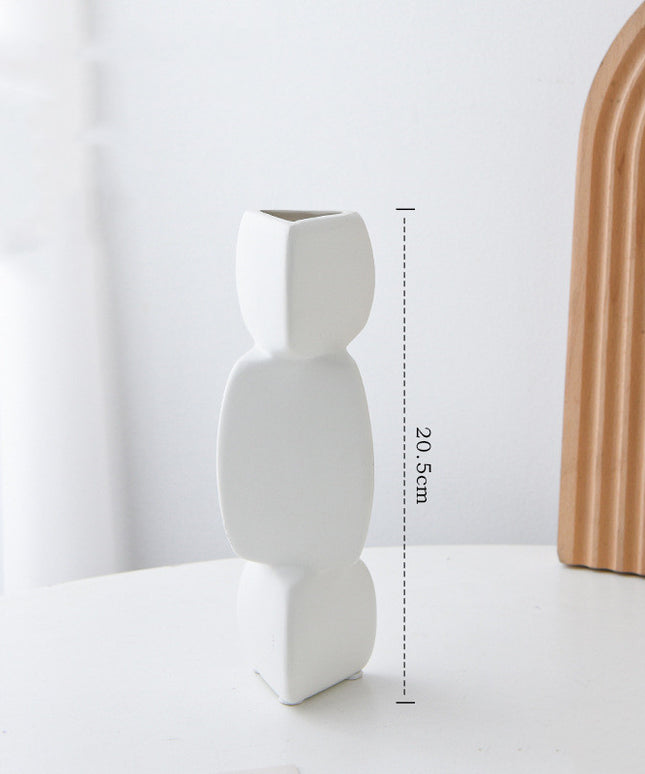 Creative Triangular Vase Ceramic Ornaments