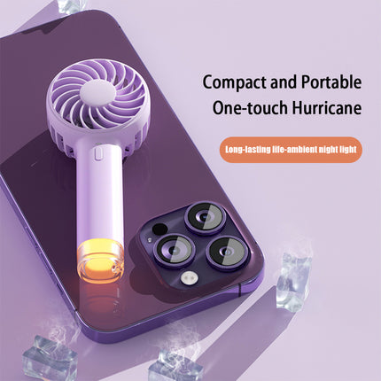 Buzzing Bee Portable Handheld Fan & Colourful Mini Lamp – USB Rechargeable