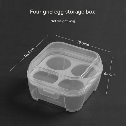 Portable Egg Storage Box – Shockproof Case for 3, 4 or 8 Eggs