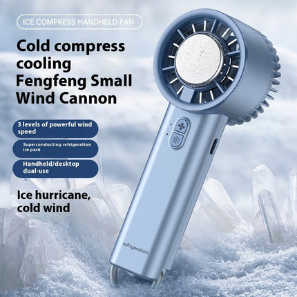 Semiconductor Cooling Handheld Fan | USB Rechargeable Portable Fan